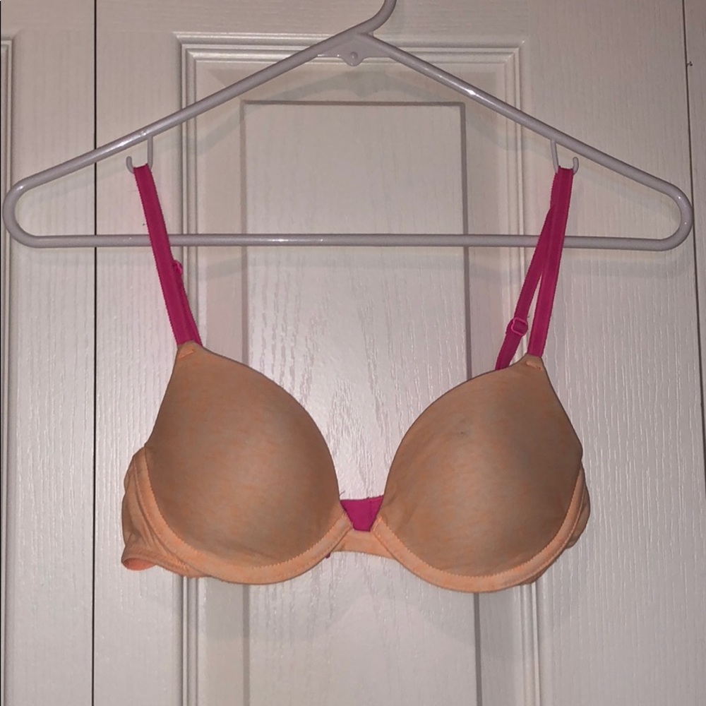 VS Pink Lightly Lined Wear Everywhere Demi Bra